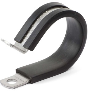 1-1/4" Insulated Stainless Steel Wiring and Tubing Clamp