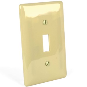 Ivory 1 Gang Switch Plate