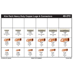 Kim-Tech™ Copper Lugs and Connectors Assortment
