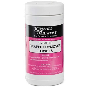 One-Step Graffiti Remover Towels