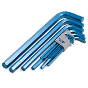 9 Key (M1.5 - M10) Metric Blue™ Short Arm Hex Key Set