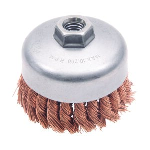 3" Bronze Crimped Wire Cup Brush