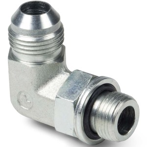 3/4" x 3/4" Male BSPP to Male SAE JIC 37° 90° Elbow