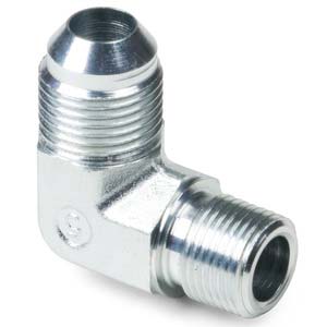 3/4" x 3/4" Male BSPT to Male SAE JIC 37° 90° Elbow