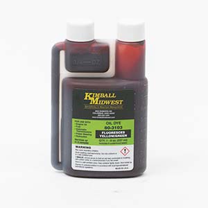 Multi-Purpose Oil Fluorescent Leak Detection Dye 8 oz. Bottle - Bulk