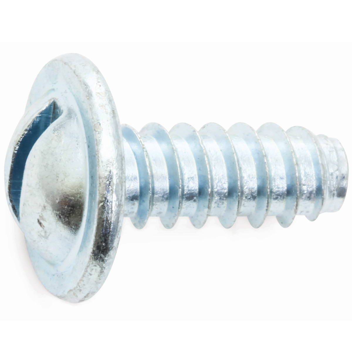 1/4" x 5/8" Slotted Round Washer Head License Plate Screw Bulk Pack