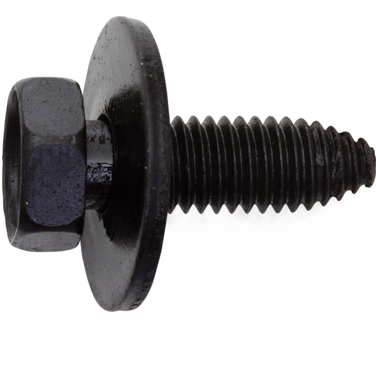 M8 x 35mm Indented Hex Washer Head Body Bolt with Loose Washer