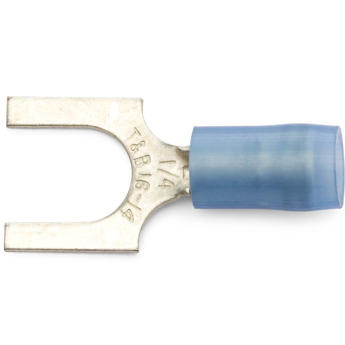 16 14 AWG Blue 1/4" Nylon Insulated StaKon® Fork Terminal Kimball