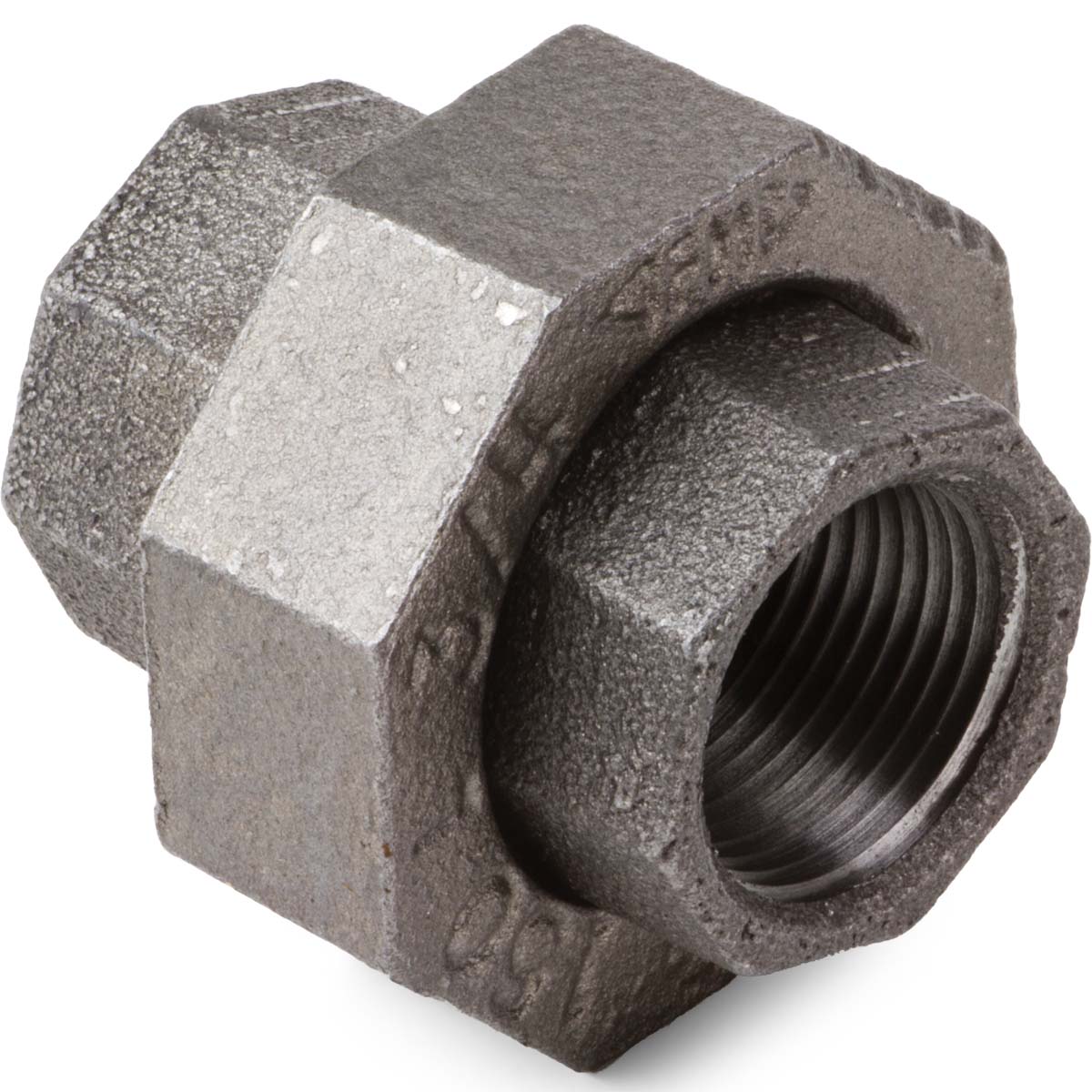 3/4" Class 150 Black Pipe Ground Joint Union Kimball Midwest