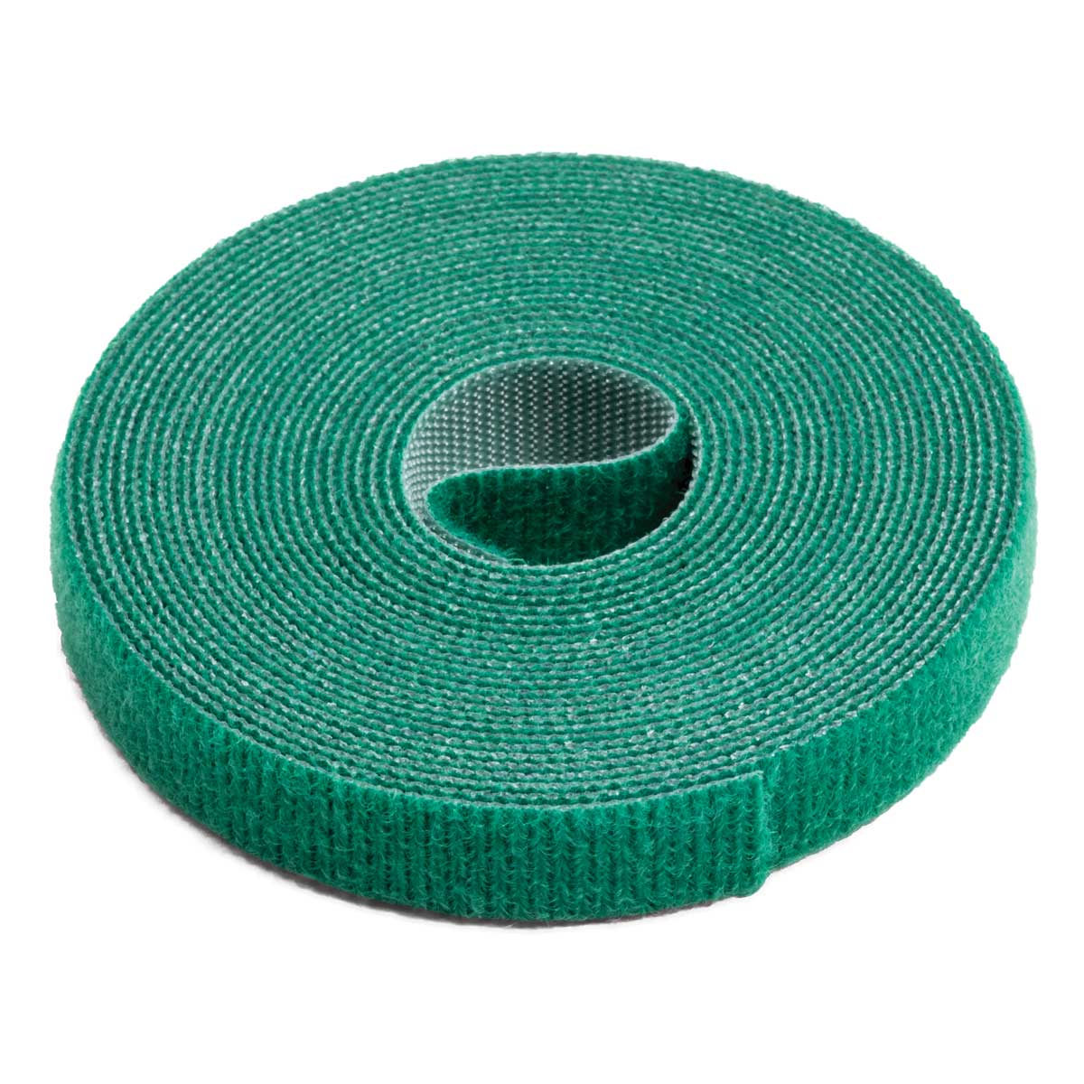 Green Hook & Loop Cable Tie Wrap - Kimball Midwest
