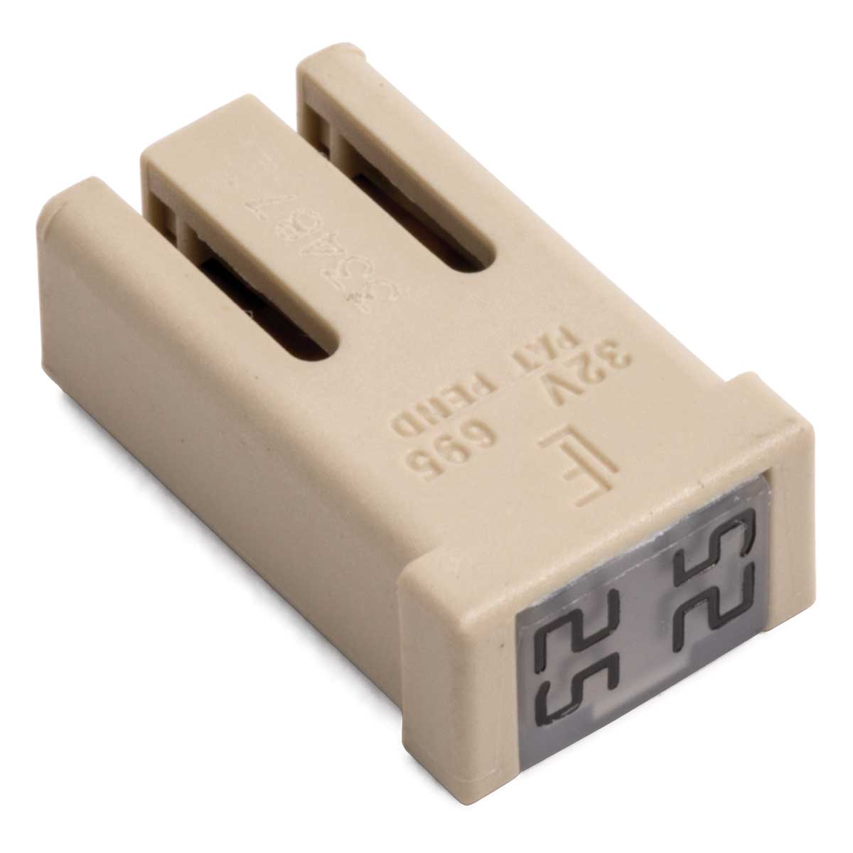 25 amp slotted white mcase fuse kimball midwest