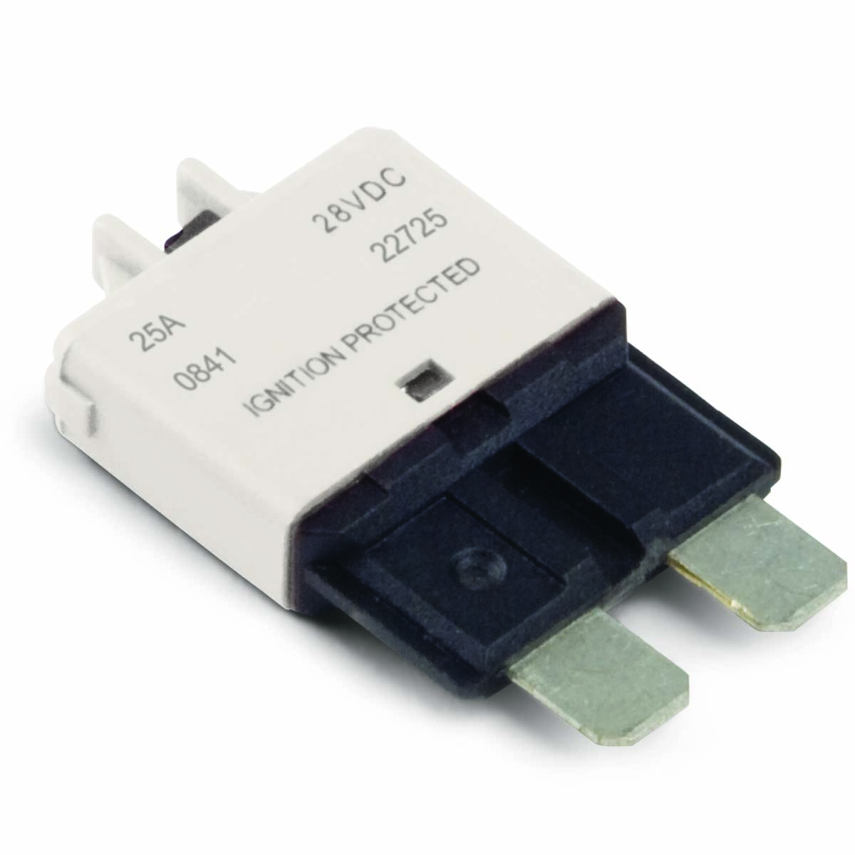 Type 3 White 25 Amp Low Profile ATO/ATC Circuit Breakers Kimball Midwest