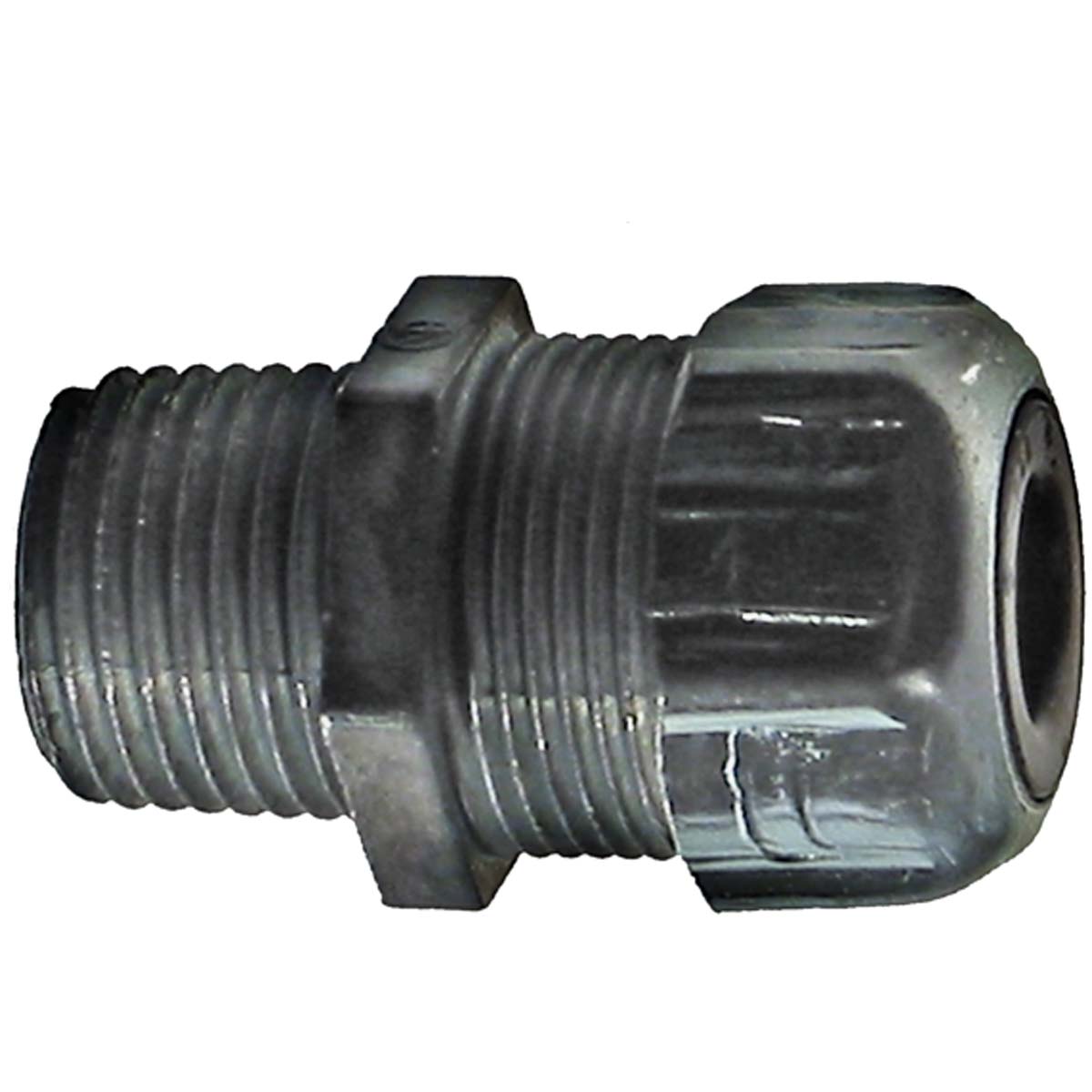 5/8" 3/4" 3/4" Liquid Tight Strain Relief Straight Connector