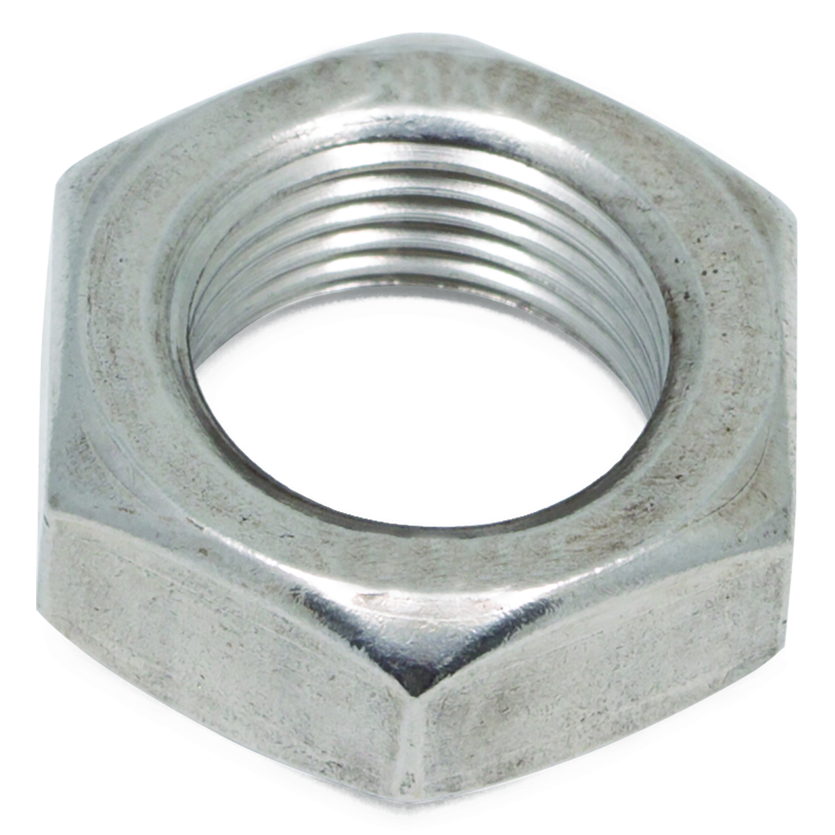 3/8"24 188 Stainless Steel (SAE) Hex Jam Nut Kimball Midwest
