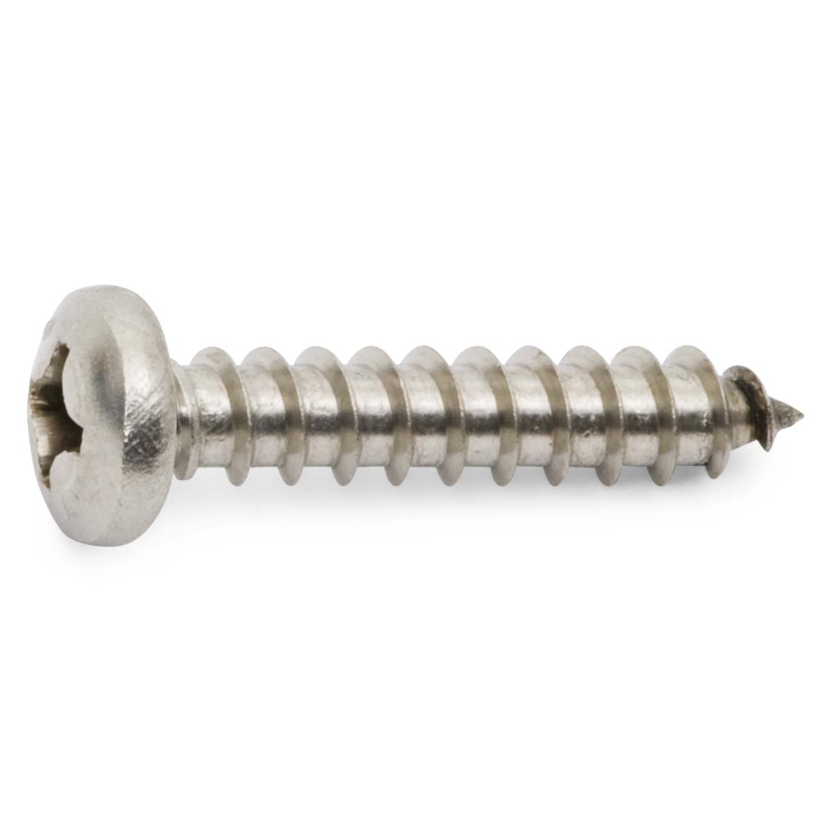 8 x 11/2 Stainless Steel Phillips Pan Head Sheet Metal Screw