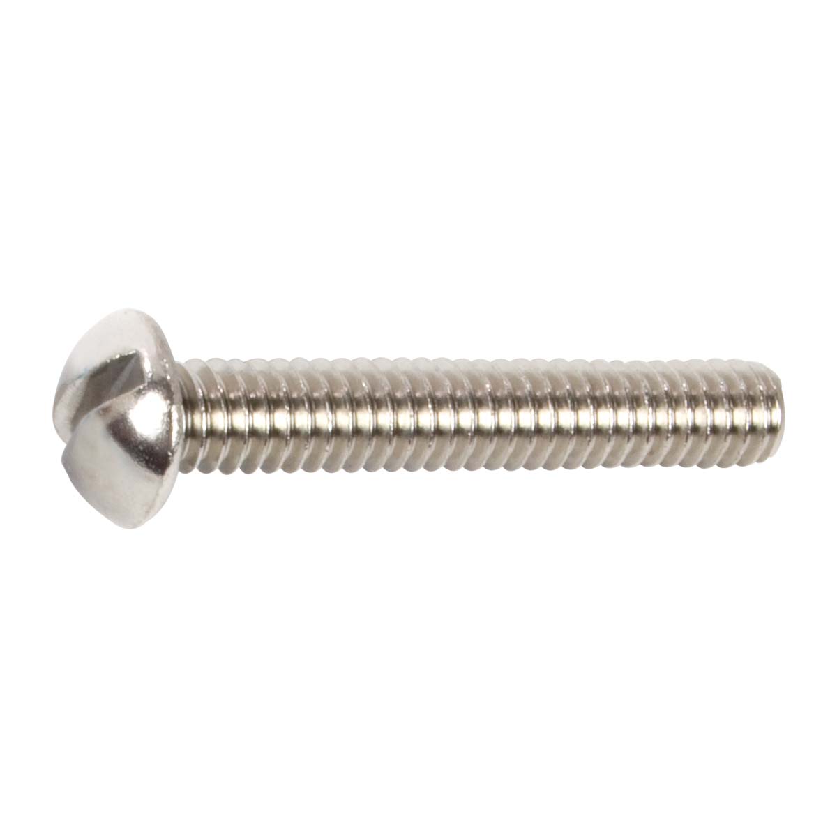 1/420 x 3/4 Stainless Steel Slotted Round Head Machine Screw Kimball