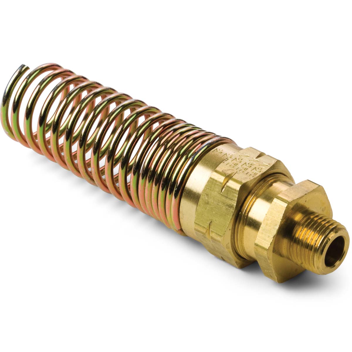 3/8" x 3/8" Male Connector with Spring Guard 338 B Series Kimball
