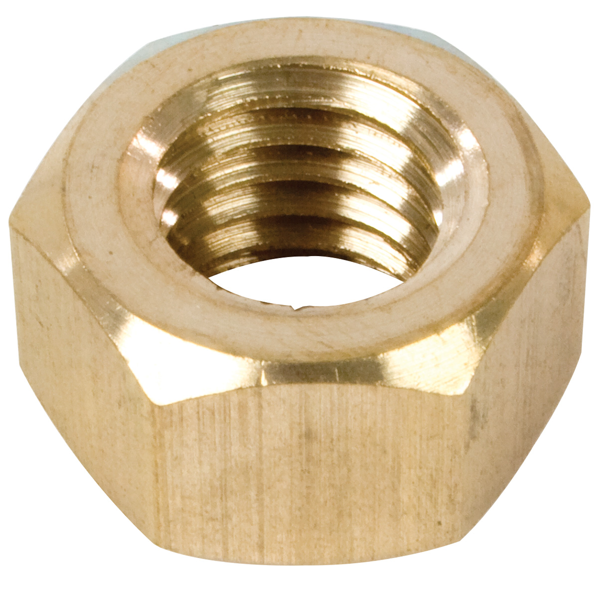 1/2"13 (USS) Brass Hex Nut Kimball Midwest