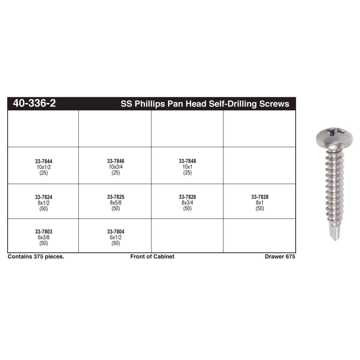 1-3/4 Length Pack of 10 Pack of 10 #10-16 Thread Size Phillips Drive 82 Degree Flat Head 1-3/4 Length Plain Finish 410 Stainless Steel Self-Drilling Screw Small Parts 1028KPF410 #3 Drill Point 1-3/4 Length Pack of 10 Pack of 10 #10-16 Thread Size Phillips Drive 82 Degree Flat Head 1-3/4 Length Plain Finish 410 Stainless Steel Self-Drilling Screw Small Parts 1028KPF410 #3 Drill Point