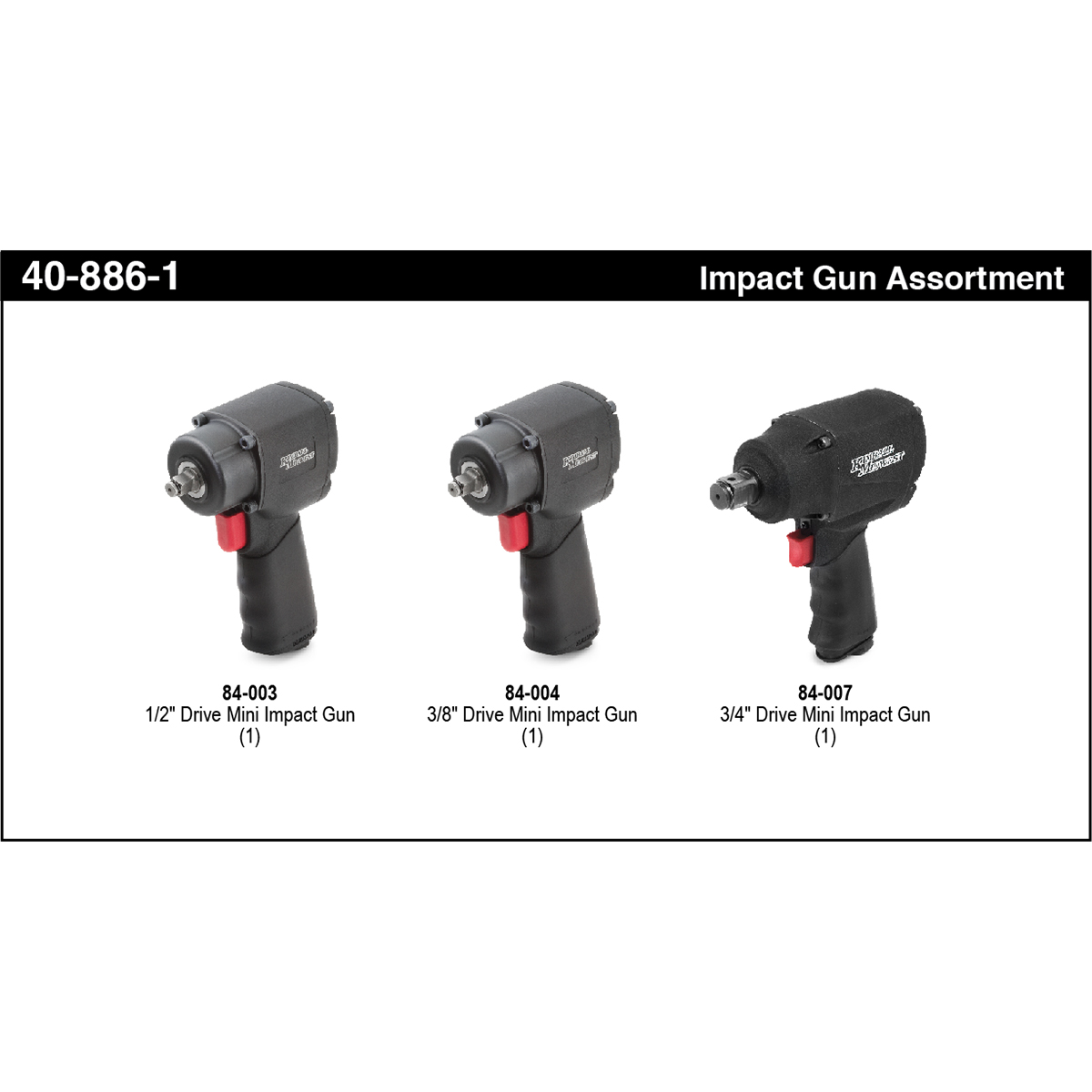 Impact Gun Assortment Kimball Midwest