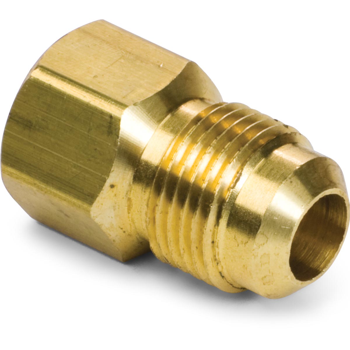 3/8 x 1/4 SAE 45° Flare Brass Female Connector Kimball Midwest