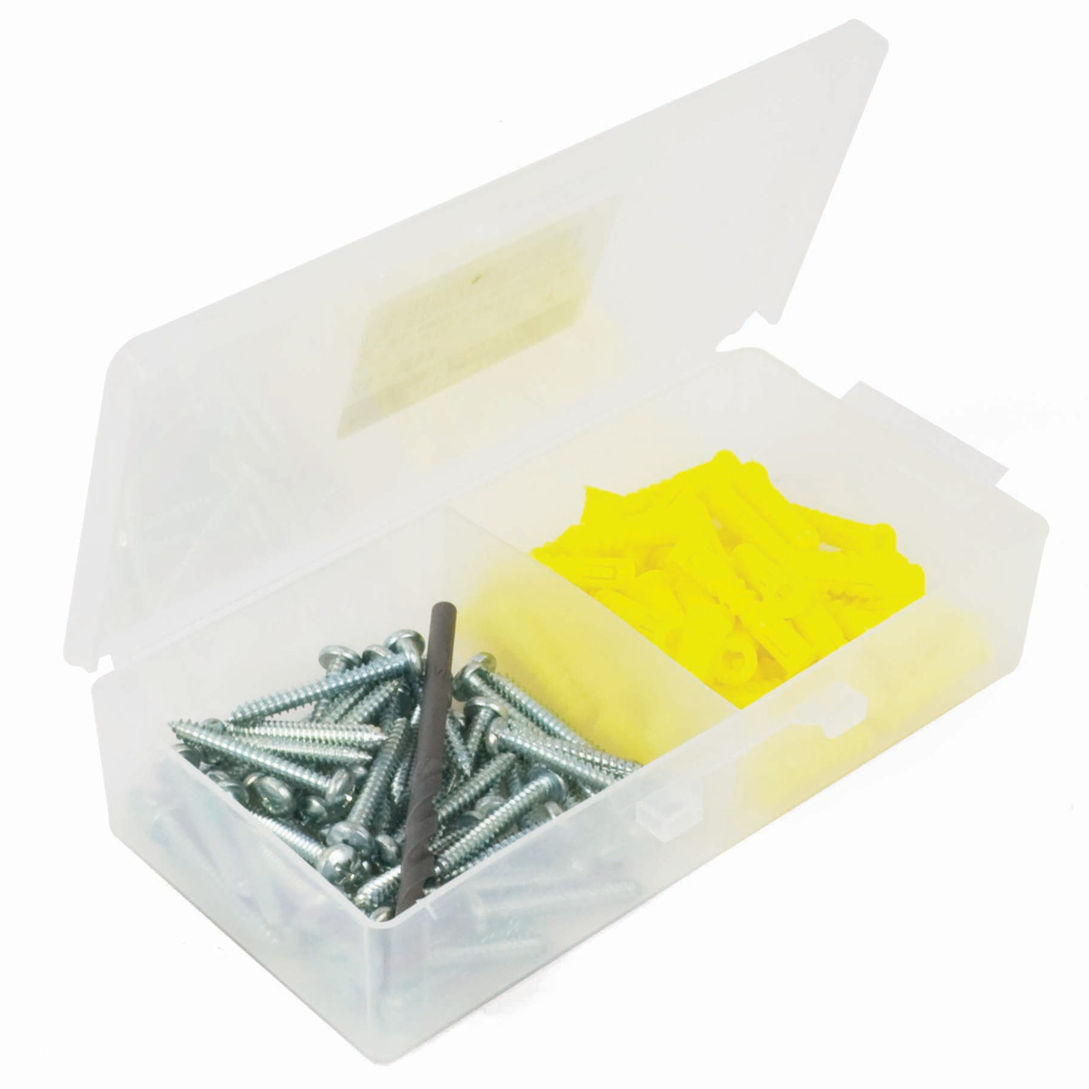 3/16" x 1" Ultra Plastic Screw Anchor Kit Kimball Midwest