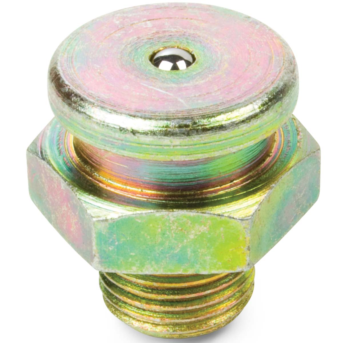 1/8" NPT Standard Button Head Carbon Steel Grease Fitting Kimball Midwest