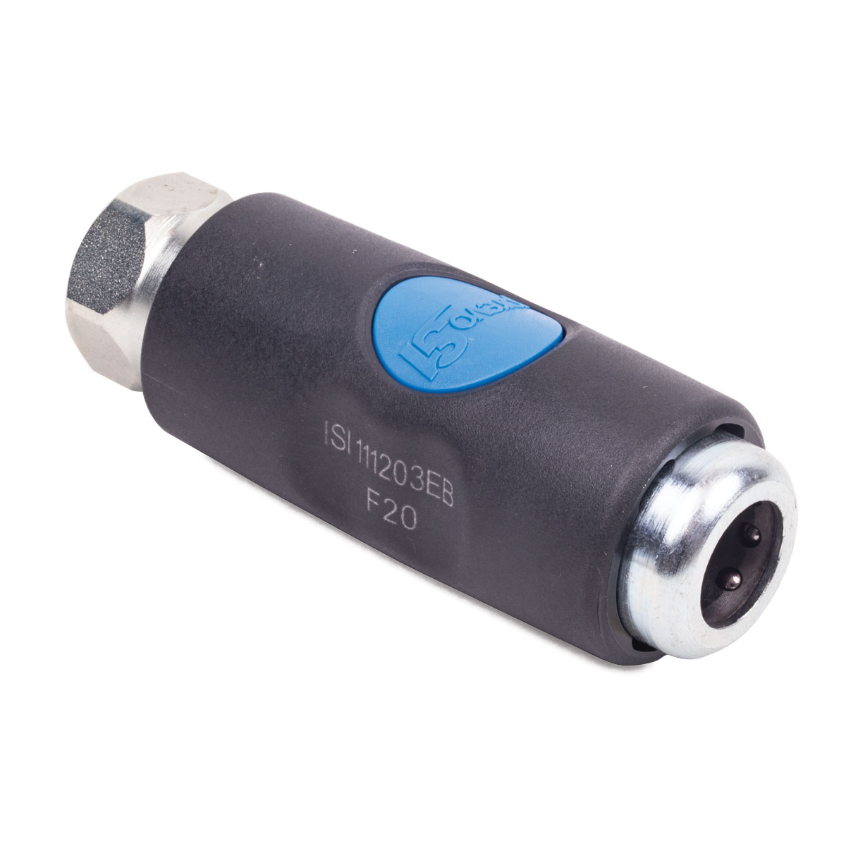 1/2 Push Button Industrial Interchange Female Air Line Safety Coupler