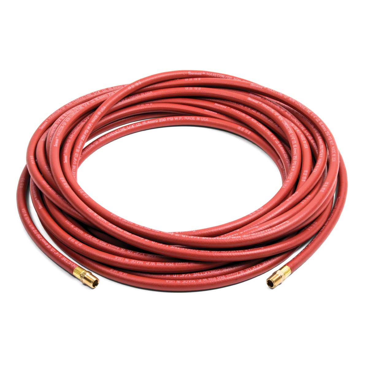 3/8" Industrial Grade Air Hose with 1/4" NPT Fittings Kimball Midwest