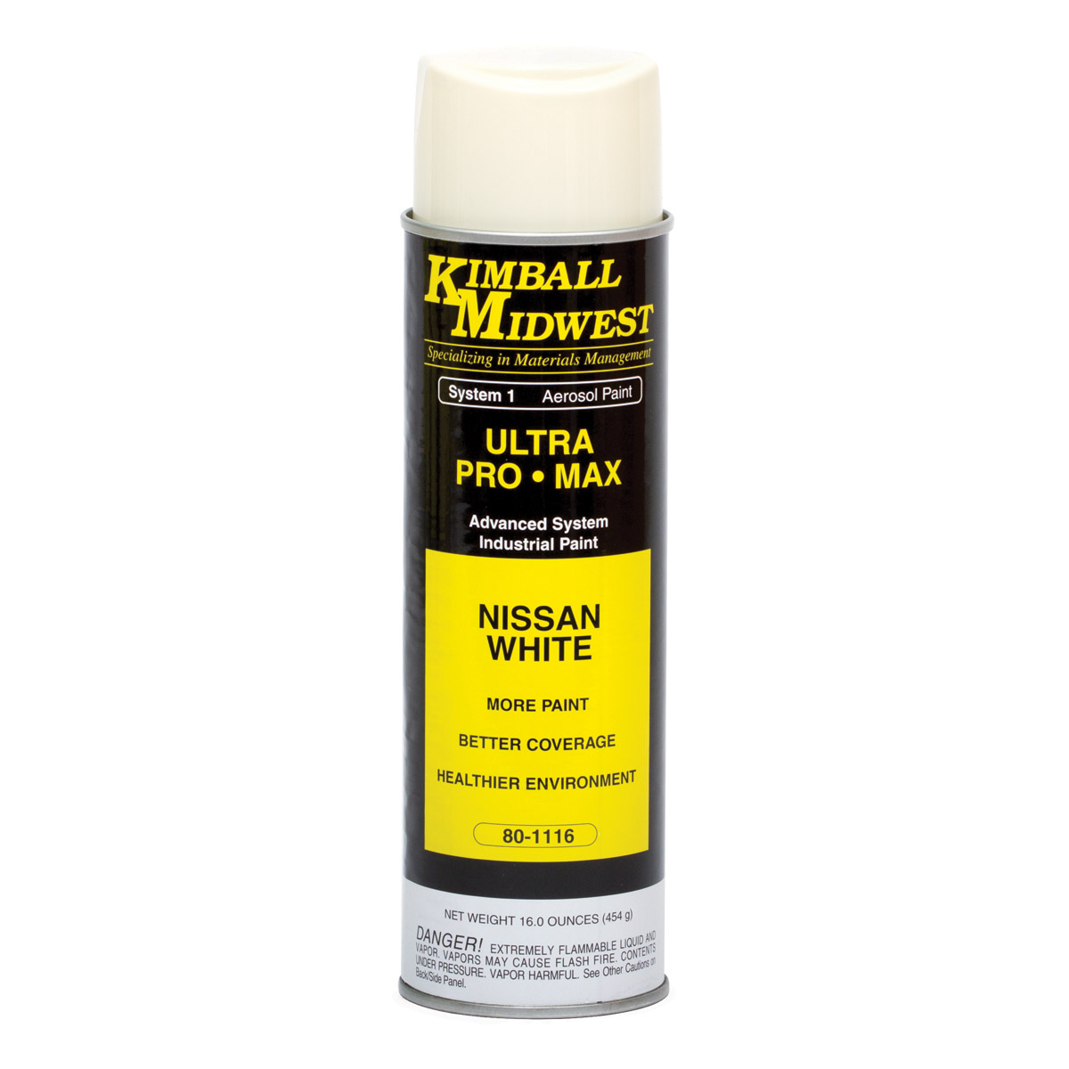 NI White Ultra Pro•Max OilBased Enamel Spray Paint 20 oz. Can Case