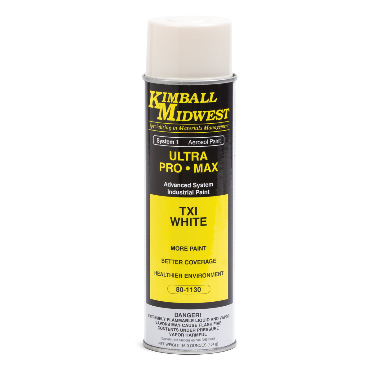 TXI White Ultra Pro•Max OilBased Enamel Spray Paint 20 oz. Can