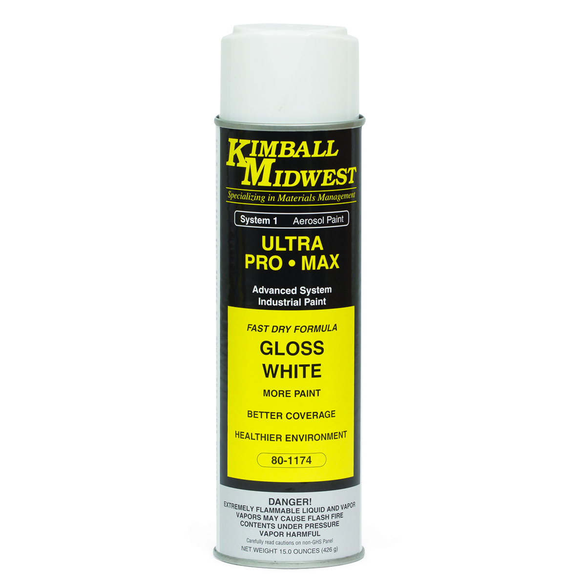 Gloss White Ultra ProMax Fast Dry Industrial Paint Kimball Midwest