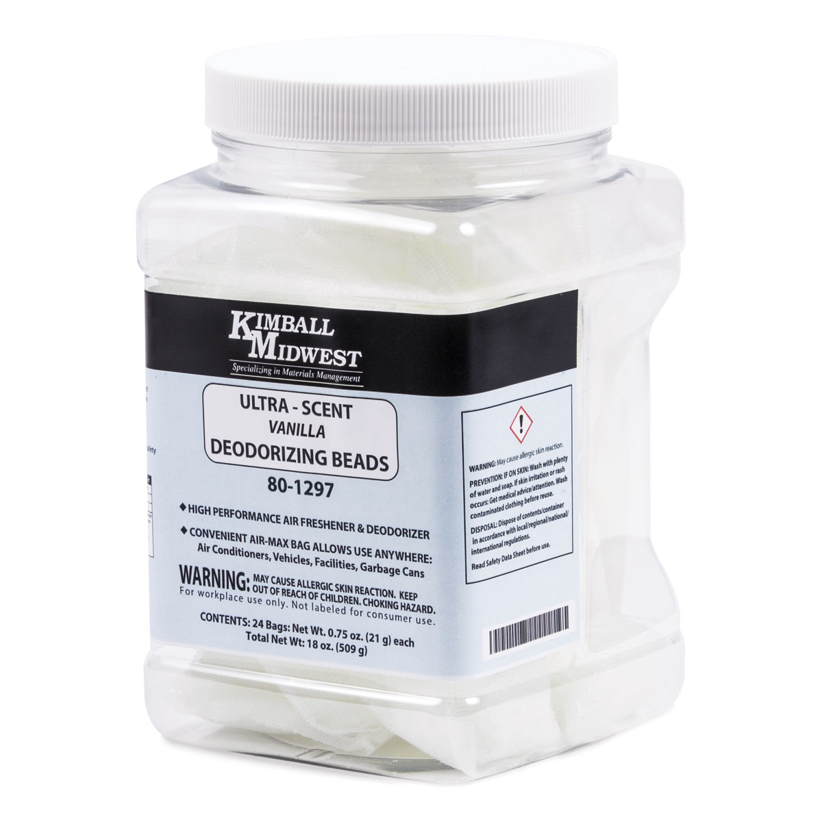 Vanilla UltraScent Deodorizing Beads Kimball Midwest