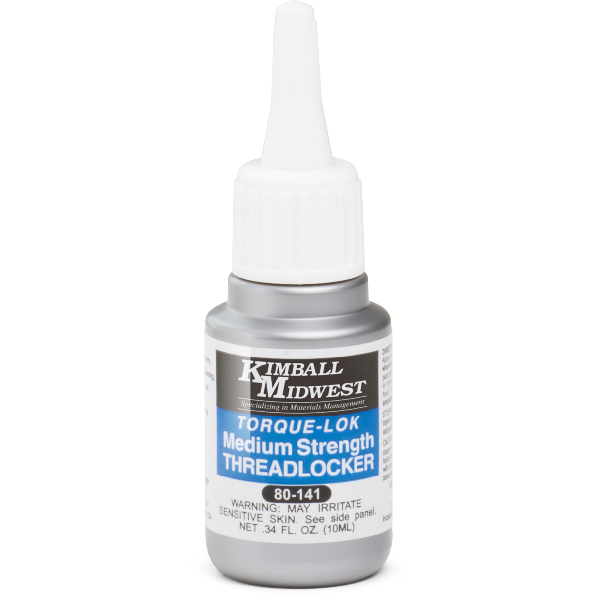 TorqueLok™ Medium Strength Threadlocker 10 mL. Bottle Kimball Midwest