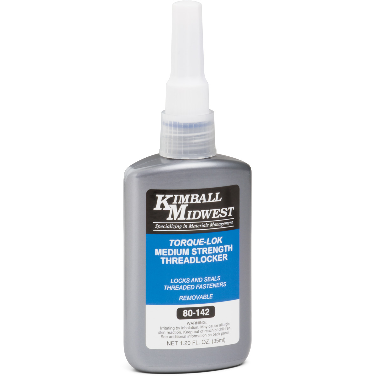 TorqueLok™ Medium Strength Threadlocker 35 mL. Bottle Kimball Midwest