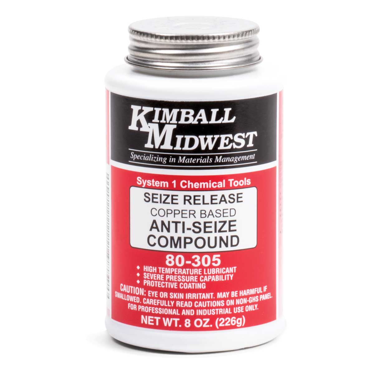 Seize Release Copper AntiSeize Compound 8 oz Brush Top Can Kimball