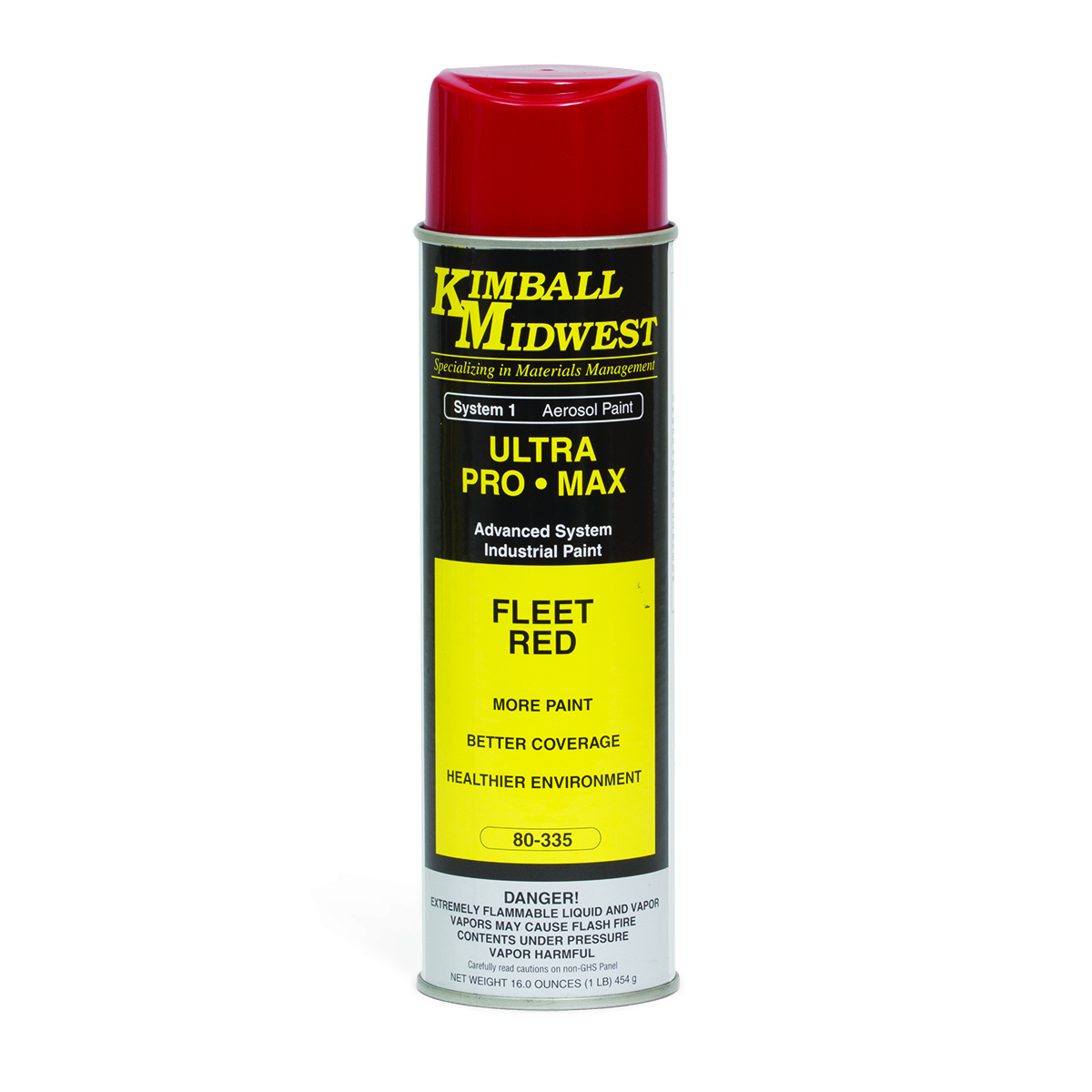 Fleet Red Ultra ProMax Weather Resistant Paint 20oz Can Kimball