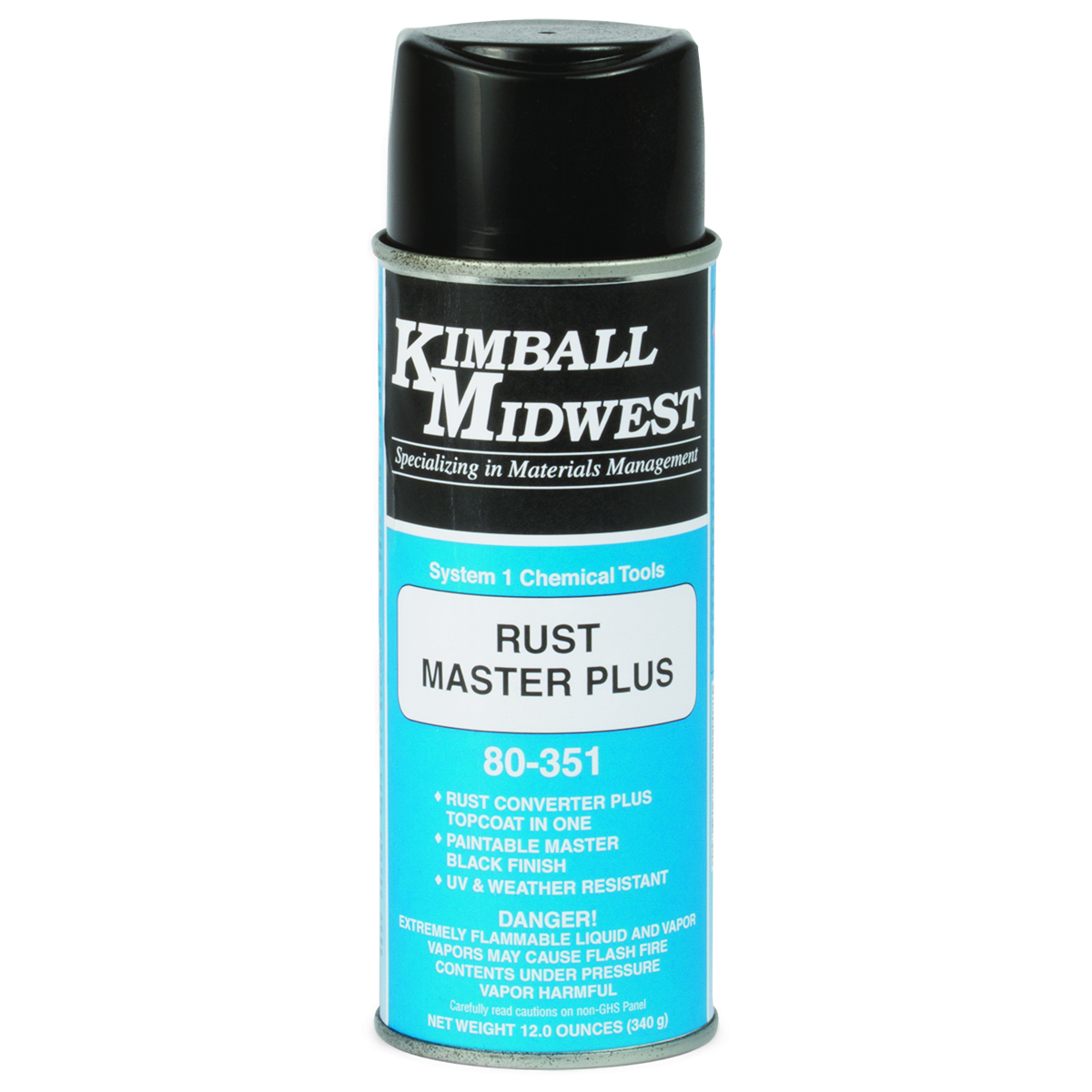 Black Rust Master Plus 16 oz. Can Kimball Midwest