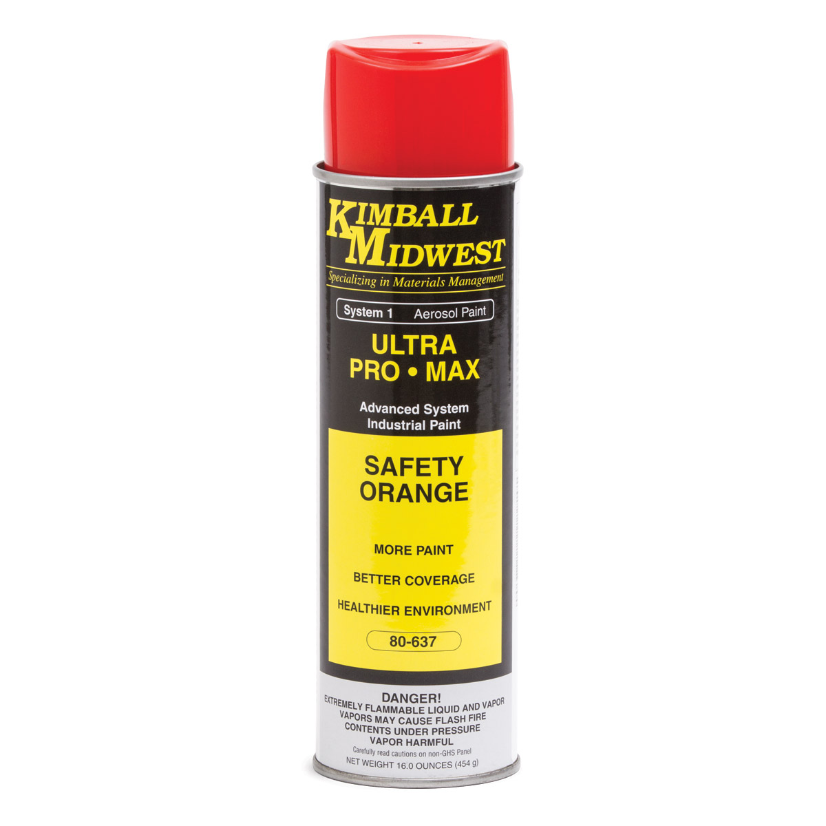 Safety Orange Ultra ProMax Paint 20oz Can Kimball Midwest