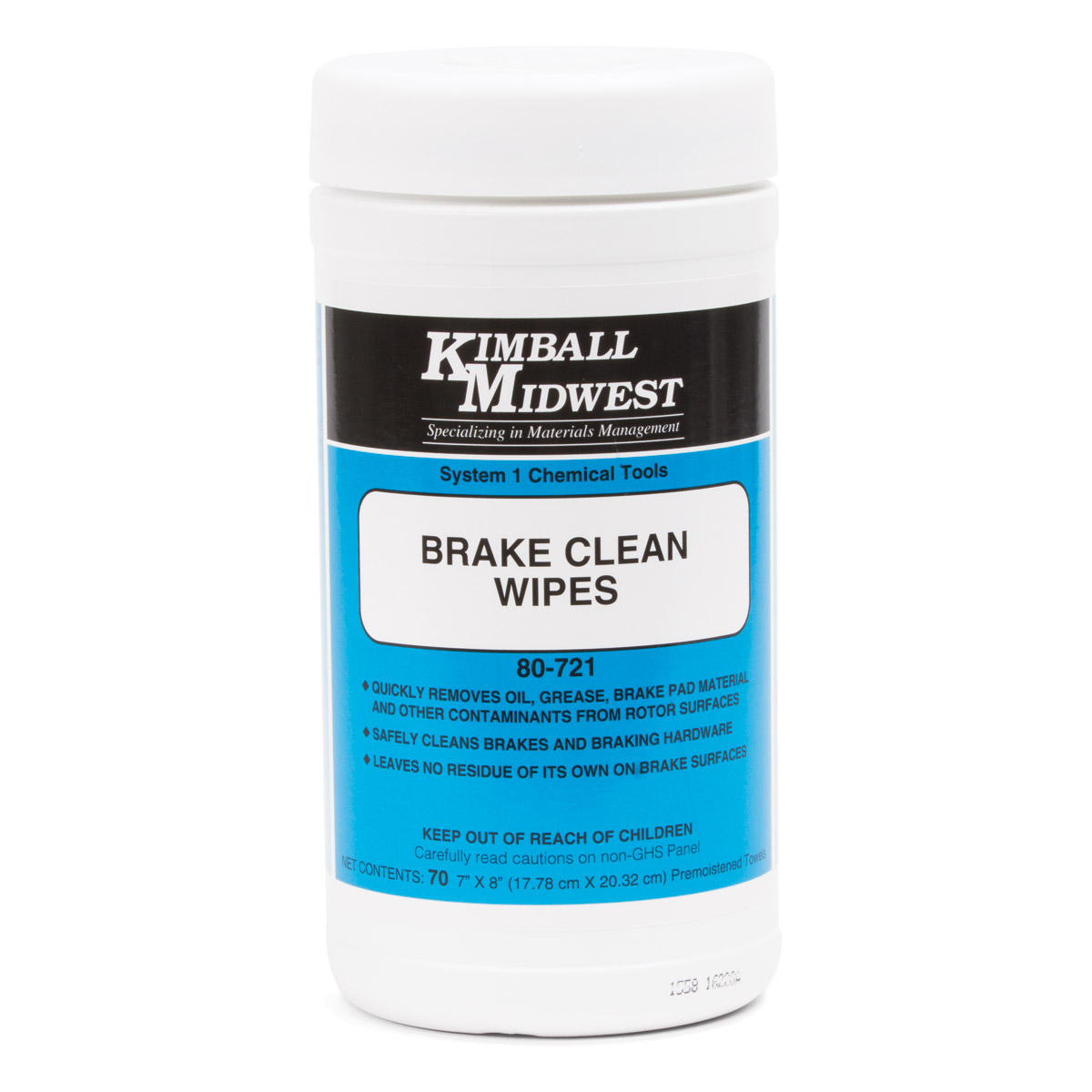 Brake Clean Wipes Kimball Midwest