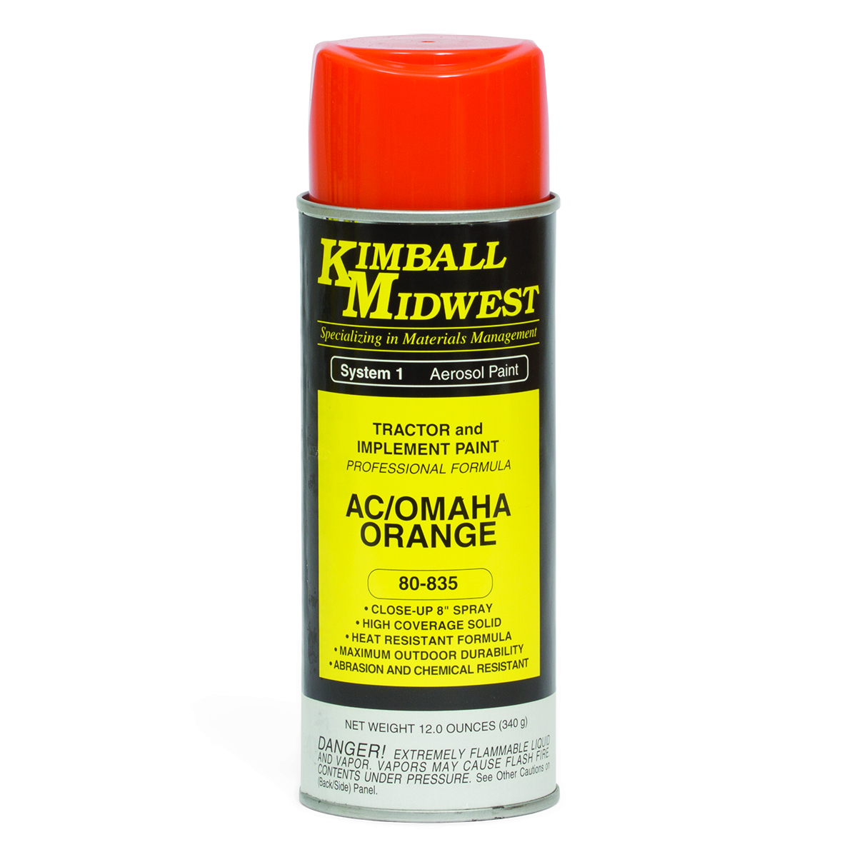 AC/Omaha Orange Enamel - 16oz Can - Kimball Midwest