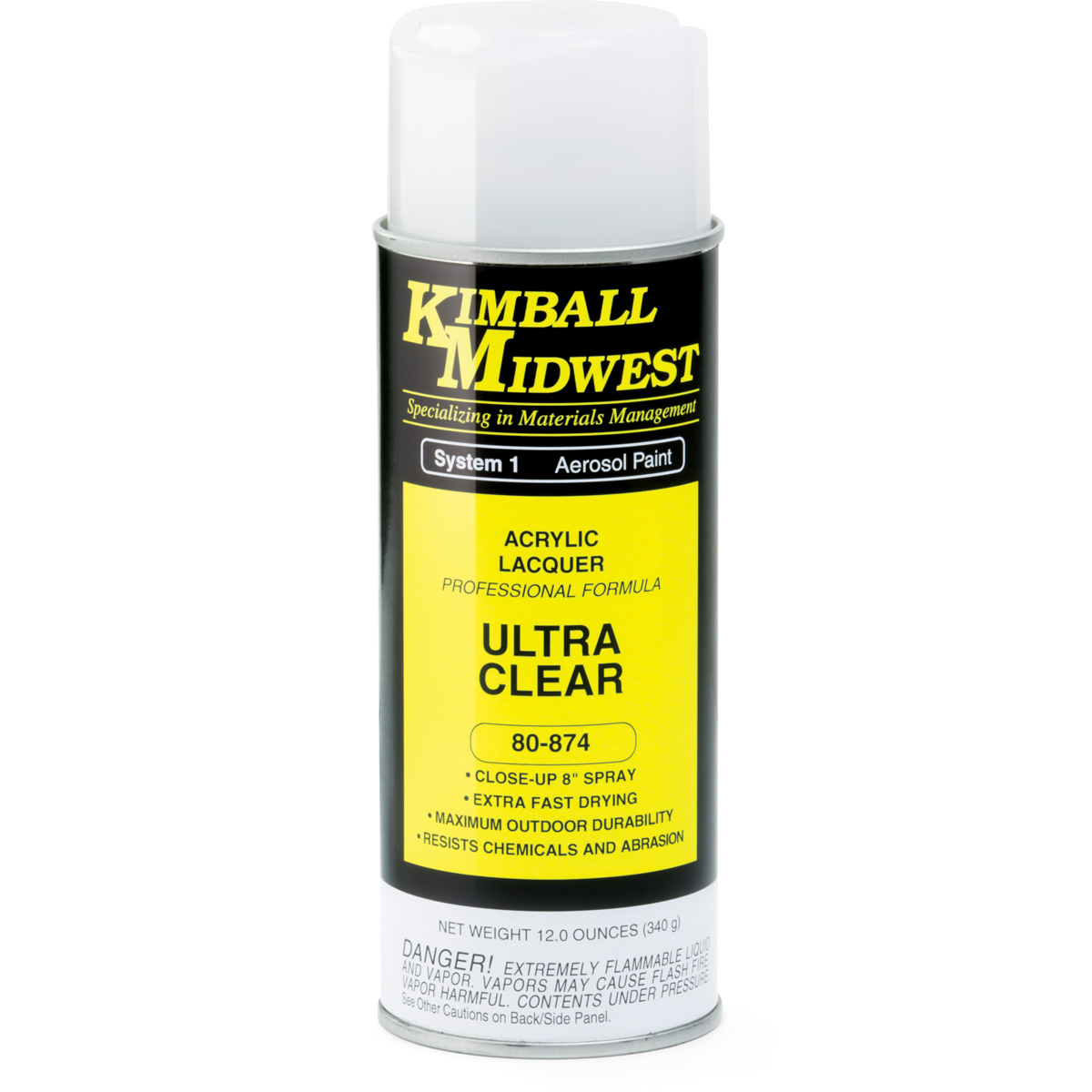 Ultra Clear Acrylic Lacquer 16oz Can Kimball Midwest