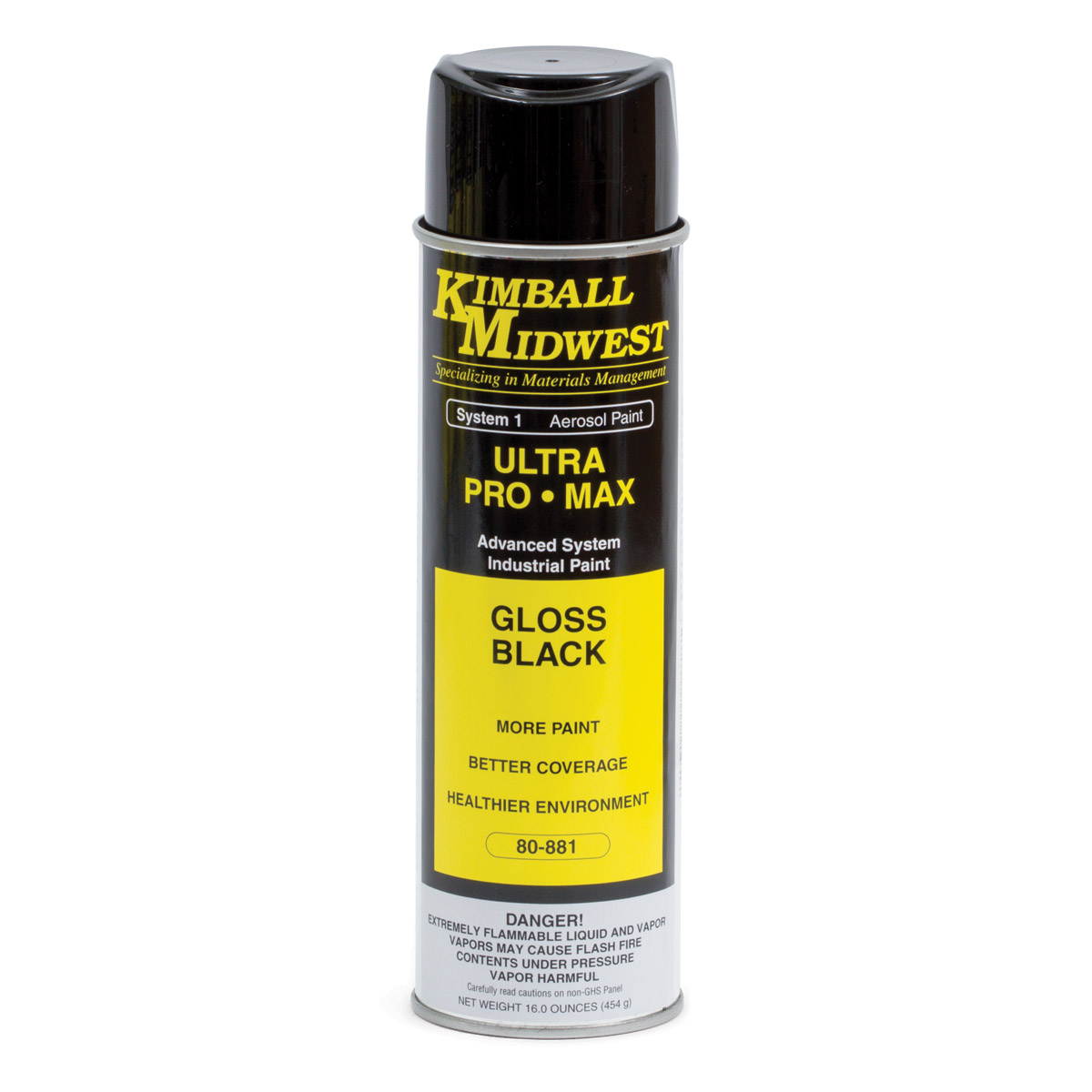 Matt black aerosol paint - MC Fact