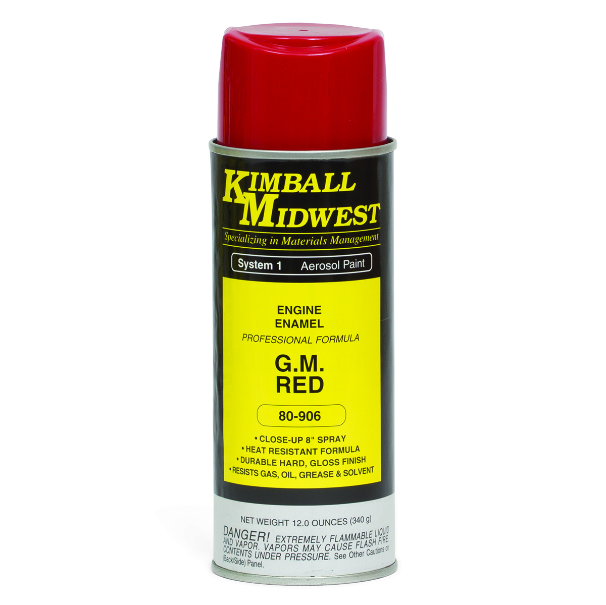 GC Red Engine OilBased Enamel Spray Paint Kimball Midwest