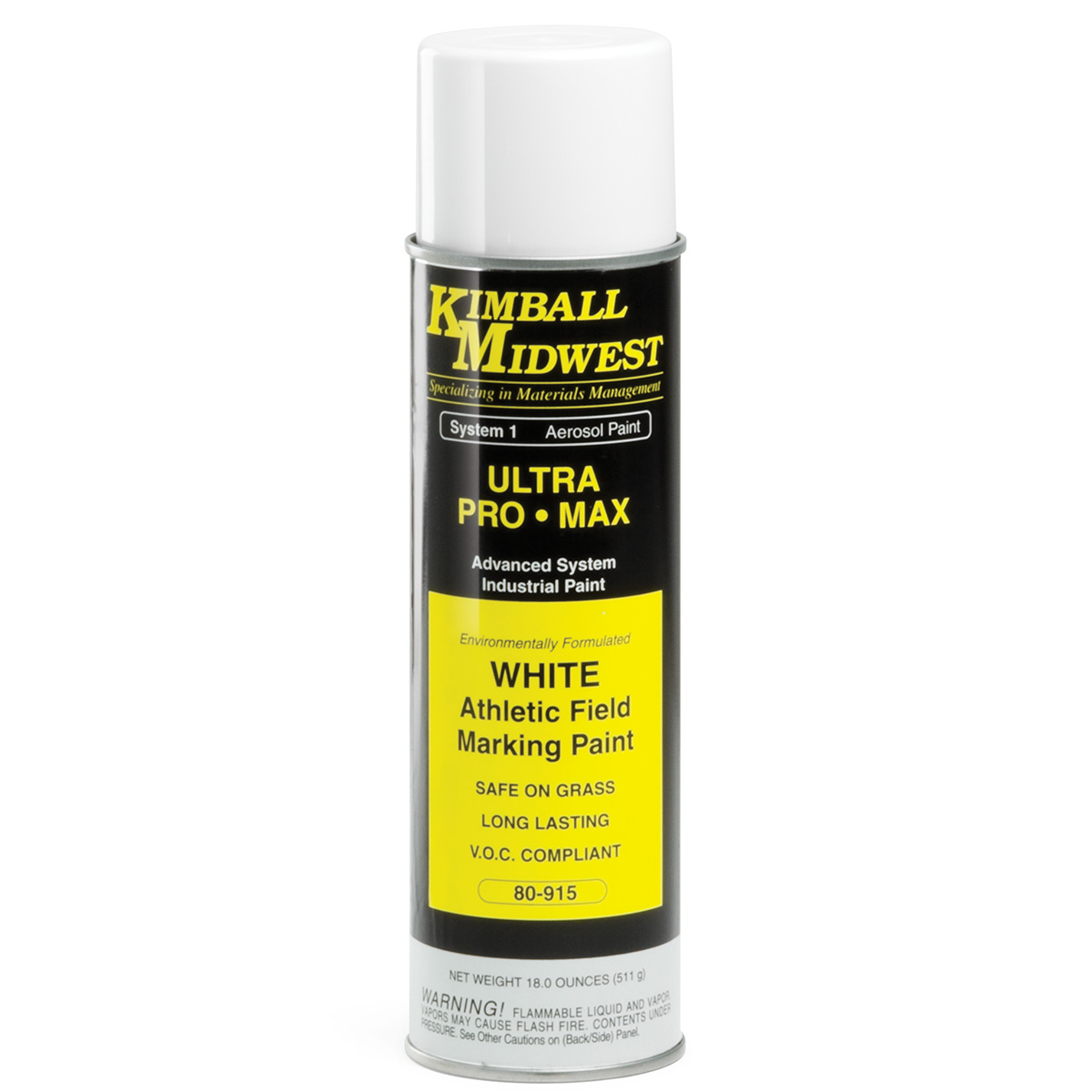 White Athletic Field WaterBased Marking Paint 20 oz. Can Kimball