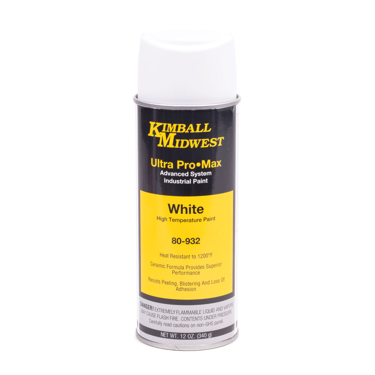 Flat White Ultra Pro•Max SprayOn HighTemperature Coating 16 oz. Can