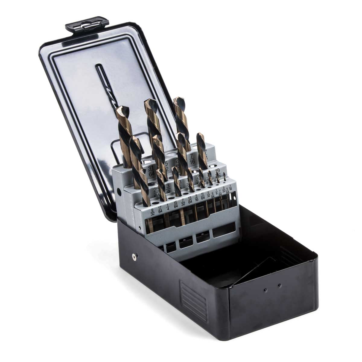 15 Piece Left Hand Stubby Drill Set Kimball Midwest