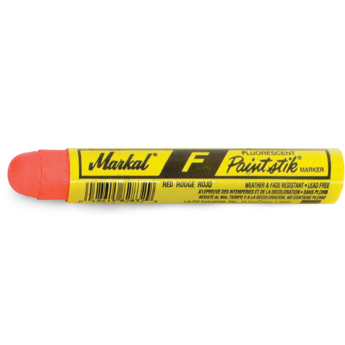Fluorescent Red All Purpose Paint Stik® Marker Kimball Midwest