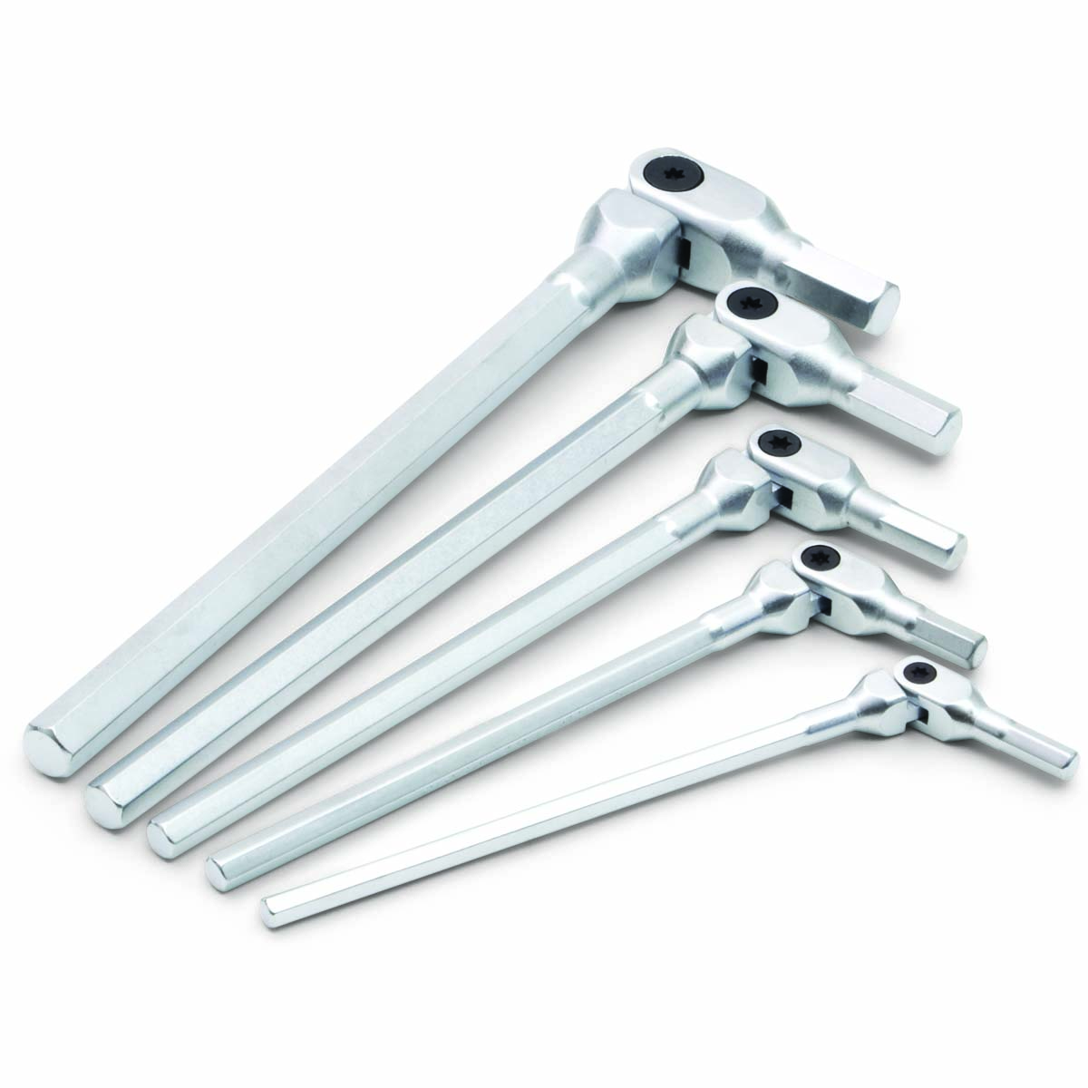 5 Key (3/16" 3/8") Fractional HexPro™ Professional Pivoting Hex Key Set Kimball Midwest