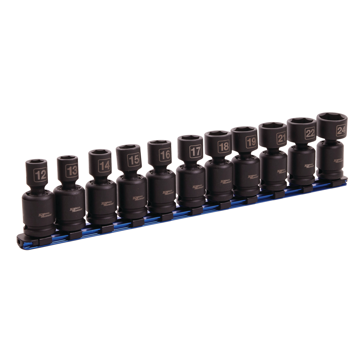 11 Pc. Metric Pinless Wobble Socket Set Kimball Midwest